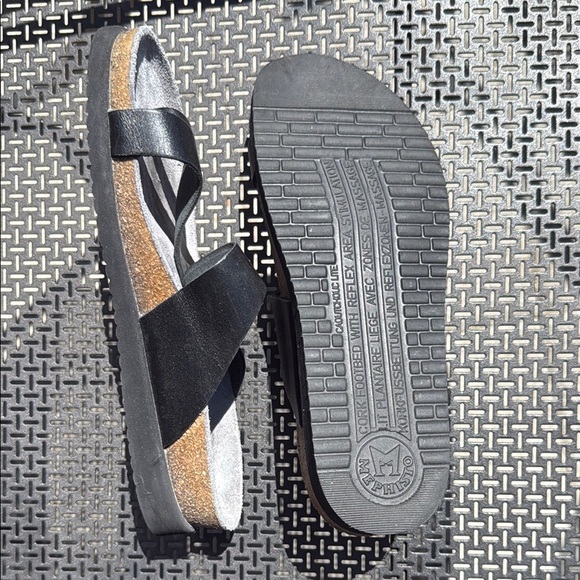 Mephisto Charcoal Gray Sandals - Picture 2 of 4